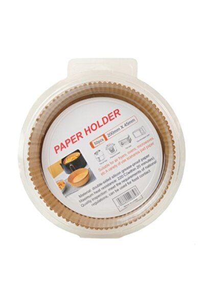 wei Σετ στρογγυλού χαρτιού ψησίματος για φριτέζα αέρα, 50 τεμάχια, 20 x 4,5 c...