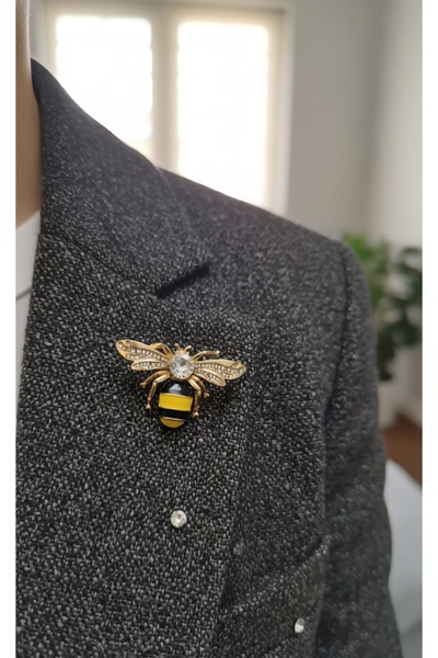 Jewerly ✨ Lüks Zirkon Taşlı Arı Broş