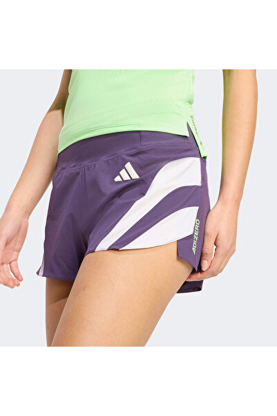 adidas Adizero Nyc Running Gel Kadın Mor Koşu Şortu