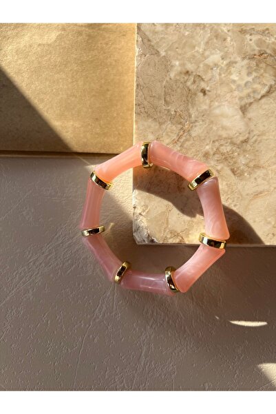 ELENOR Kadın Çelik Detaylı Kemik Bileklik