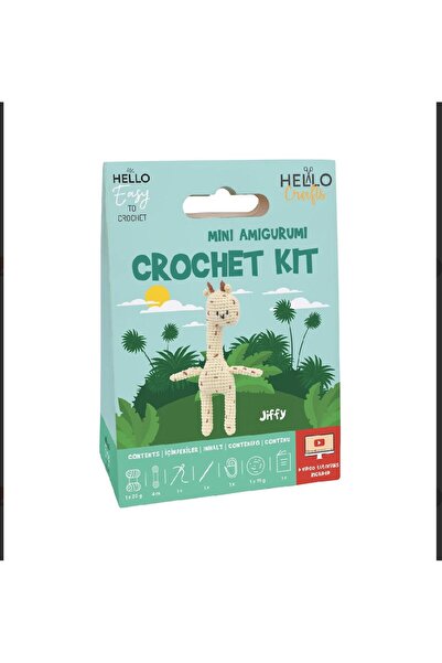 BALIM ÖRGÜ EVİ Mini Amigurumi Kit Jiffy (with Video Instructions)