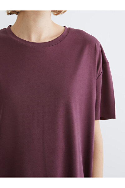 LC Waikiki Sparkling Choices from Shining Store | Crew Neck Modal Blend Women's Sports T-Shirt