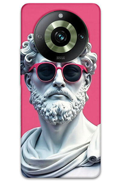 MRCİLETİSİM غطاء خلفي لهاتف Realme 11 Pro Plus بنمط HD مطبوع - تمثال