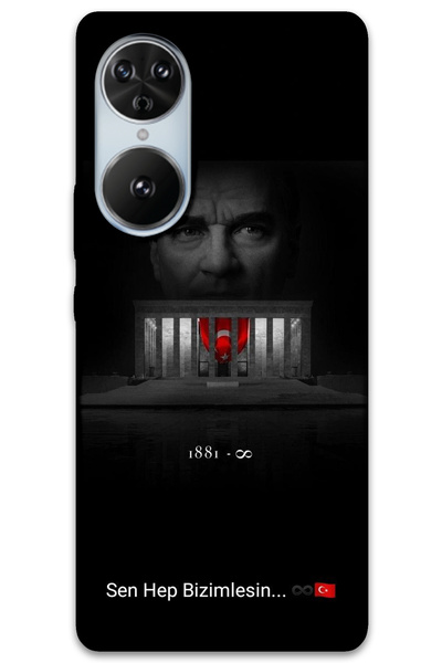 MRCİLETİSİM غطاء خلفي من Reeder S19 Max Pro S Edge Pattern مطبوع - أتاتورك معنا