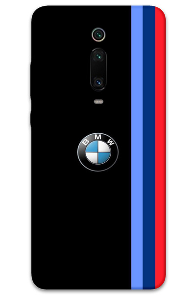 MRCİLETİSİM غطاء خلفي لهاتف Xiaomi Mi 9T بنمط HD مطبوع - ثلاثة خطوط سوداء