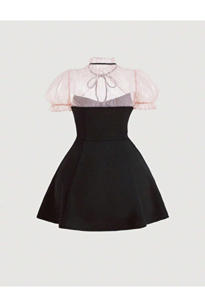 Sheya Shein mini dress, black