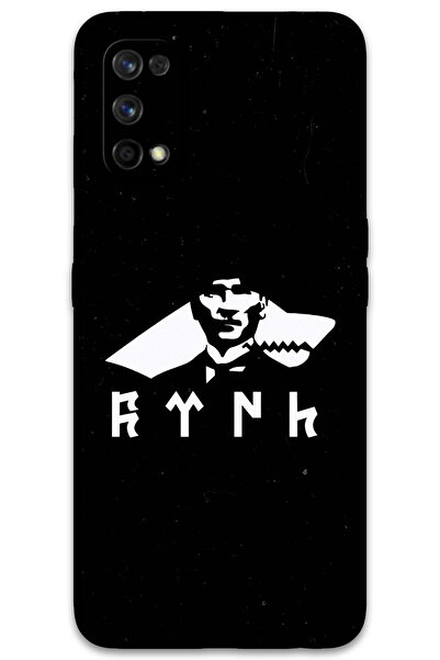 MRCİLETİSİM غطاء خلفي لهاتف Realme 7 Pro بنمط HD مطبوع - أتاتورك وولف