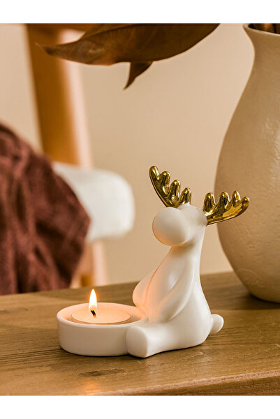 LC Waikiki Shining Store'dan Işıltılı Seçimler | Geyik Figürlü Seramik Mumluk...