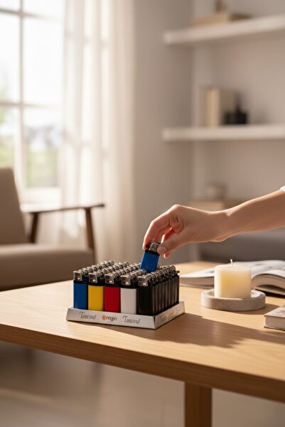 Toscow Flint taşlı Renkli 50 li Paket