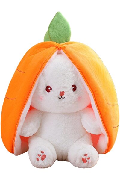 sicemtrend Strawberry Plush Rabbit Bag with Open and Close Feature, Special for Sweethearts, Special Gift with Children's Chain