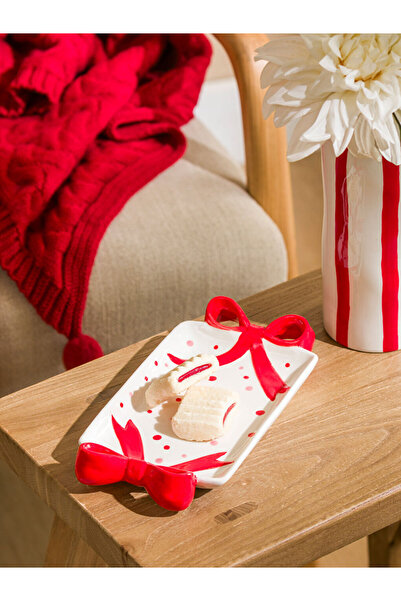 LC Waikiki Sparkling Choices from Shining Store | Fiyonk Printed Ceramic Presentation Plate 17 cm