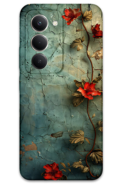 MRCİLETİSİM غطاء خلفي لهاتف Xiaomi Redmi 15 5G بنمط HD مطبوع - زهرة اللبلاب