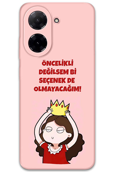 MRCİLETİSİM غطاء خلفي لهاتف Xiaomi Redmi A5 4G بنمط HD مطبوع - ليس خيارًا