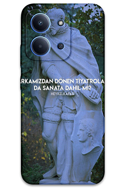 MRCİLETİSİM غطاء خلفي لهاتف Xiaomi Redmi 15C 5G بنمط HD مطبوع - مسرح دوار