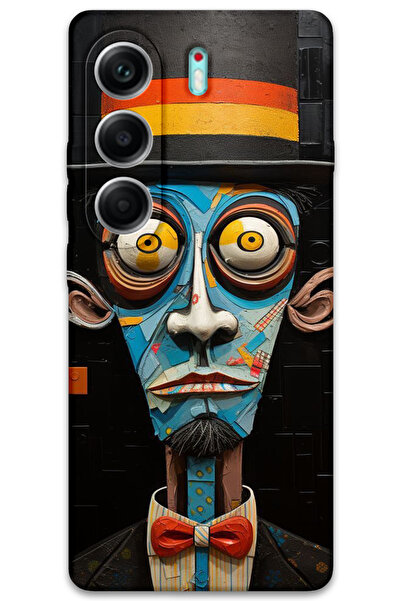 MRCİLETİSİM غطاء خلفي لهاتف تكنو كامون 40 الجيل الرابع بنمط عالي الدقة مطبوع ...