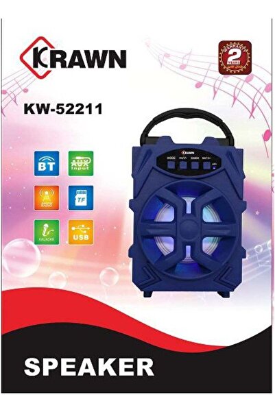 Crown portable Bluetooth speaker with FM radio, SD card and USB port, MP3 pla...