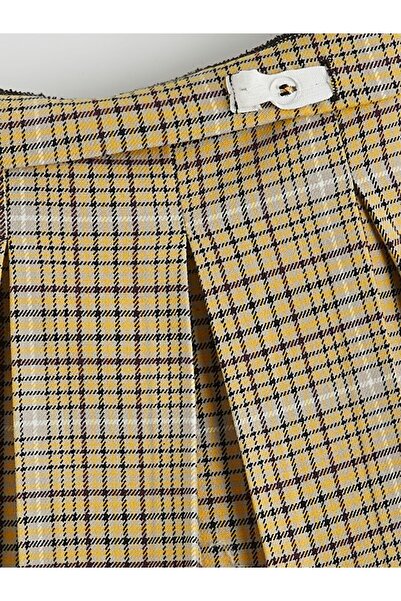LC Waikiki Lcw Kids Buy Adjustable Elastic Plaid Girls' Skirt