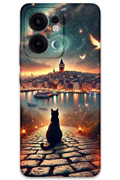 MRCİLETİSİM غطاء خلفي لهاتف اوبو رينو 13F 5G بنمط HD مطبوع - كاتي جالاتا