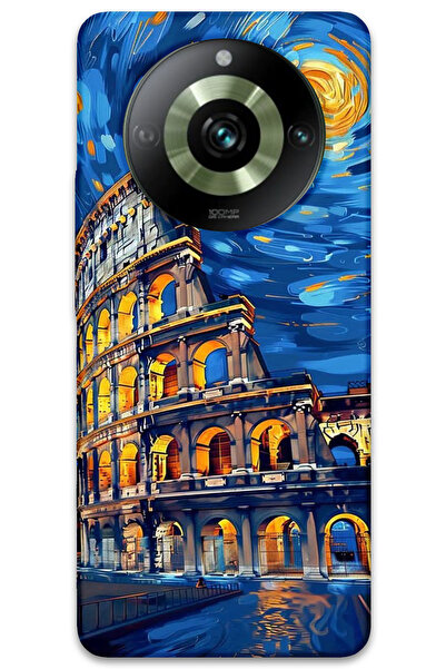 MRCİLETİSİM غطاء خلفي لهاتف Realme 11 Pro Plus بنمط HD مطبوع - فن روما