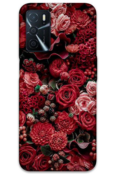 MRCİLETİSİM غطاء خلفي لهاتف اوبو A16 بنمط HD مطبوع - ورود