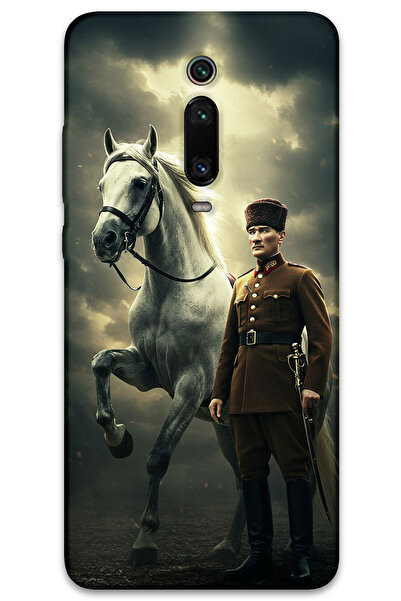 MRCİLETİSİM غطاء خلفي لهاتف Xiaomi Mi 9T بنمط HD مطبوع - أتاتورك شيمبك