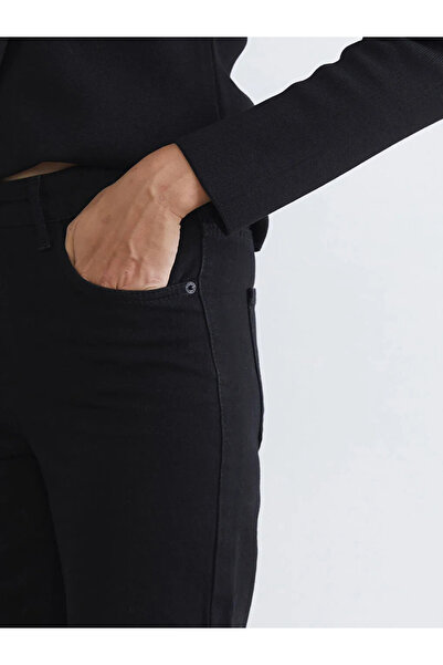 LC Waikiki Lcw Jeans Black Wideleg Women's Jean Pants