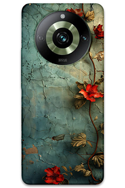 MRCİLETİSİM غطاء خلفي لهاتف Realme 11 Pro Plus بنمط HD مطبوع - زهرة اللبلاب