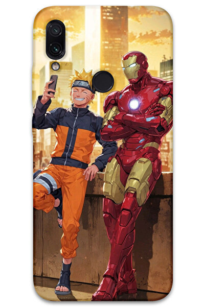 MRCİLETİSİM غطاء خلفي لهاتف Xiaomi Redmi Note 7 بنمط HD مطبوع - الرجل الحديدي