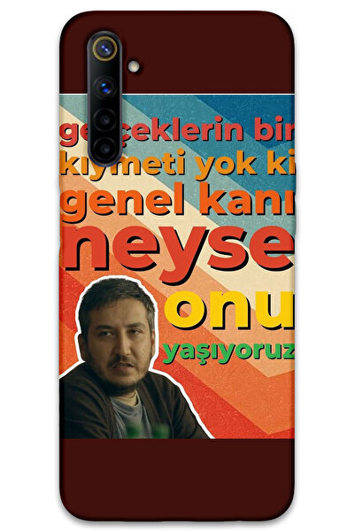 MRCİLETİSİM غطاء خلفي لهاتف Realme 6 بنمط HD مطبوع - عام كاني