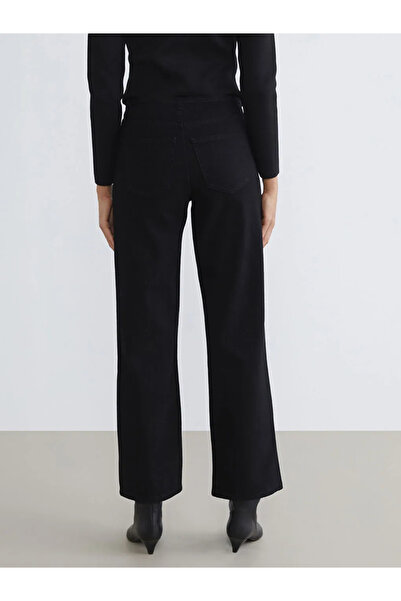 LC Waikiki Lcw Jeans Black Wideleg Women's Jean Pants