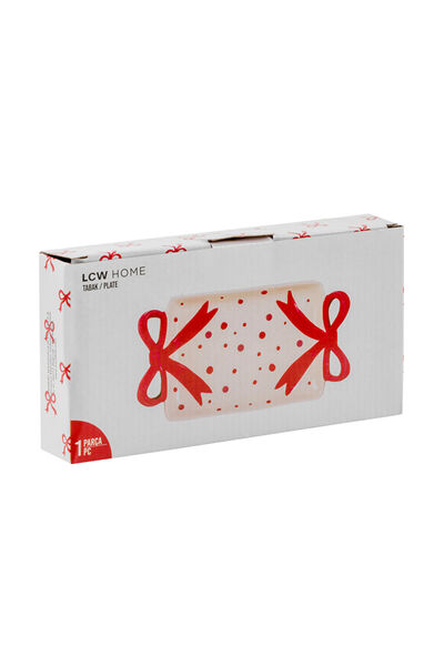 LC Waikiki Sparkling Choices from Shining Store | Fiyonk Printed Ceramic Presentation Plate 17 cm