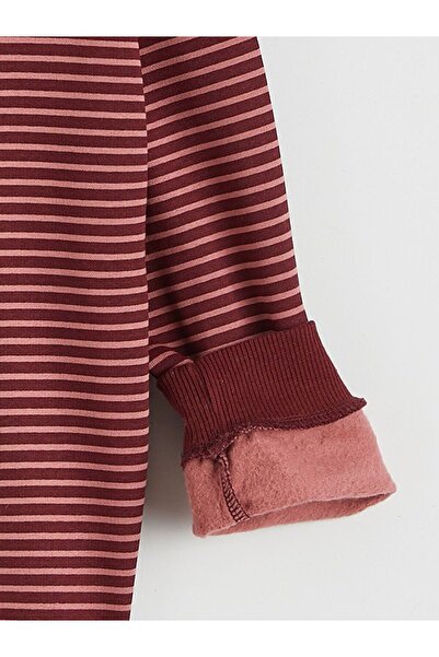 LC Waikiki Lcw Kids Crew Neck Striped Boys' Thick Sweatshirt