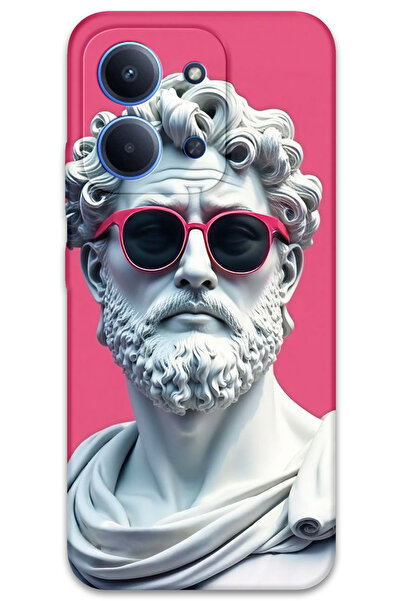 MRCİLETİSİM غطاء خلفي لهاتف Xiaomi Redmi 15C 5G بنمط HD مطبوع - تمثال