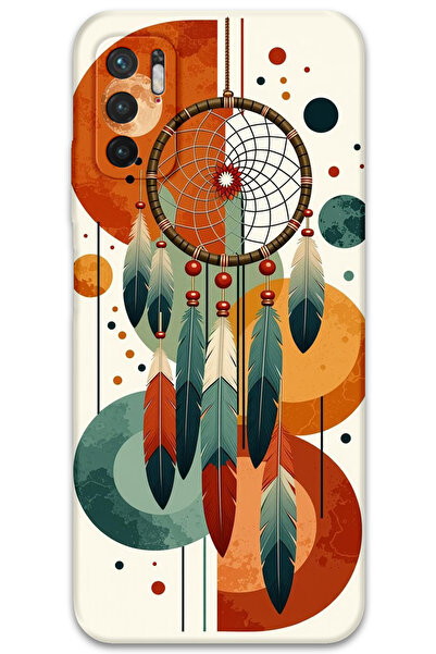 MRCİLETİSİM غطاء خلفي لهاتف Xiaomi Redmi Note 10 5G بنمط HD مطبوع - ماندالا