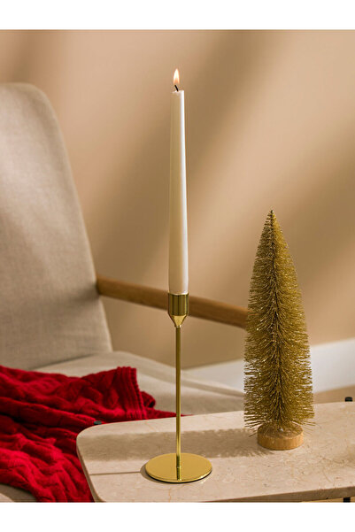 LC Waikiki Shining Store'dan Işıltılı Seçimler | Dekoratif Metal Mumluk 22 cm