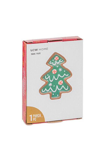 LC Waikiki Sparkling Choices from Shining Store | Ceramic Snack Bowl with Christmas Tree Figure