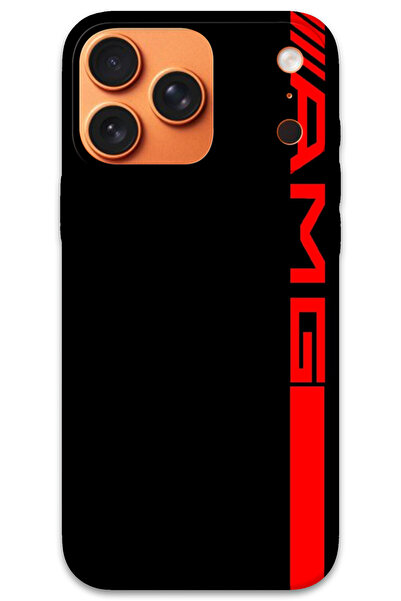 MRCİLETİSİM غطاء خلفي لهاتف iPhone 17 Pro Max بنمط HD مطبوع - AMG