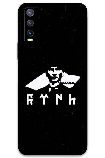 MRCİLETİSİM غطاء خلفي لهاتف Vivo Y20 / Y11S بنمط HD مطبوع - أتاتورك وولف