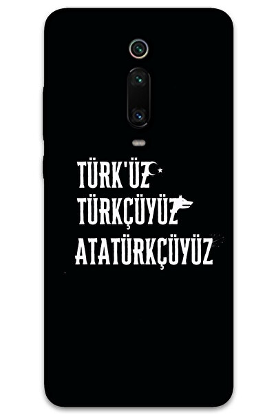 MRCİLETİSİM غطاء خلفي لهاتف Xiaomi Mi 9T بنمط HD مطبوع - تركي