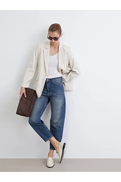 LC Waikiki Lcw Jeans Indigo Barrel Fit Women's Jean Pants