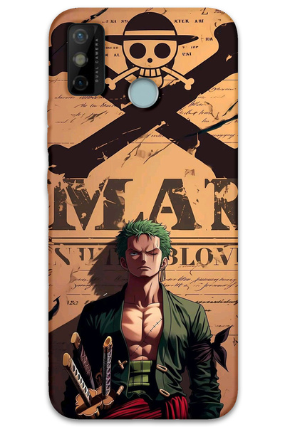 MRCİLETİSİM غطاء خلفي لهاتف Tecno Spark 6 Go بنمط HD مطبوع - Vanted