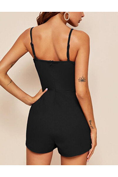 Sheya Shein short jumpsuit, black
