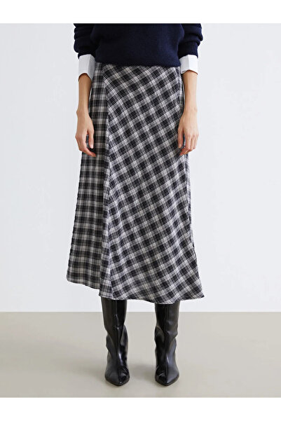 LC Waikiki LCW Vision Siyah Beli Fermuarlı A Kesim Etek