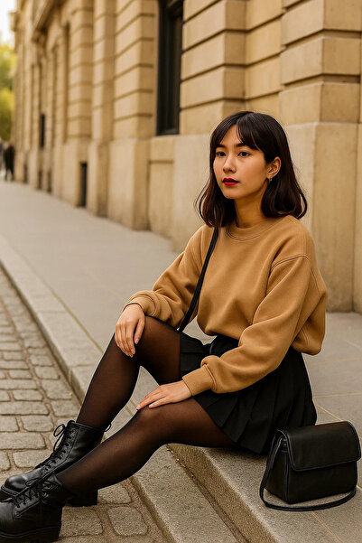 COMBİNE MİCHAİL Дамски пуловер от вискоза с голям размер и велосипедна яка за зимата