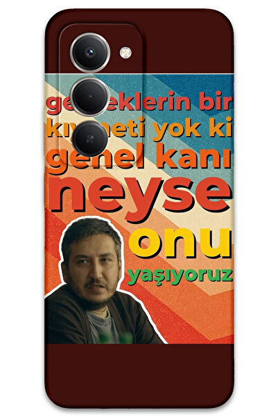 MRCİLETİSİM Xiaomi Redmi 15 5G Kılıf HD Desen Baskılı Arka Kapak - Genel Kanı