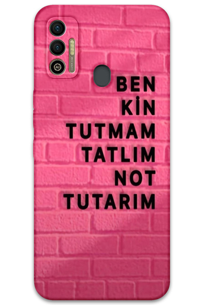 MRCİLETİSİM غطاء خلفي لهاتف Tecno Spark 7T بنمط HD مطبوع - مقاوم للعرق