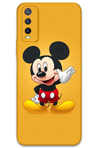 MRCİLETİSİM غطاء خلفي لهاتف Vivo Y20 / Y11S بنمط HD مطبوع - ميكي 3