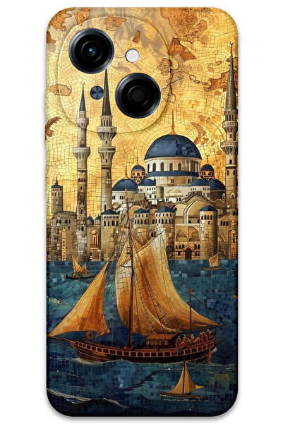 MRCİLETİSİM غطاء خلفي لهاتف تكنو سبارك جو 1 2025 بنمط HD مطبوع - ييلكنلي سولا...