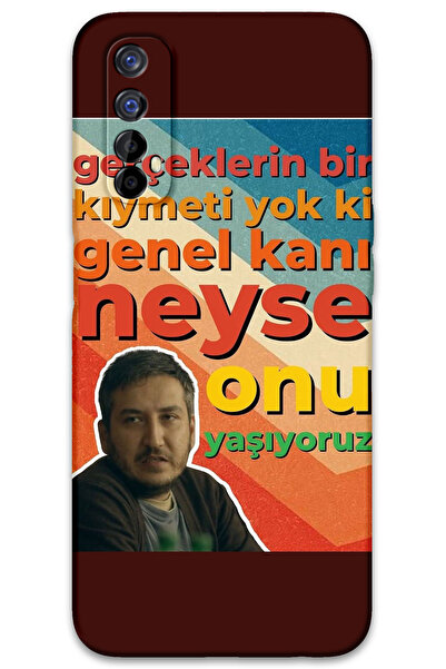 MRCİLETİSİM غطاء خلفي لهاتف Realme 7 بنمط HD مطبوع - عام كاني