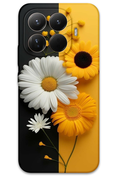 MRCİLETİSİM Xiaomi Mi 15t Case Hd Pattern Printed Back Cover - Daisy